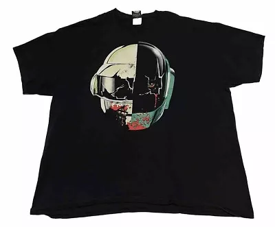 Vintage Y2K Daft Punk Zombie Helmets T Shirt Thinkgeek Tour Tee Original XL/XXL • $199.99