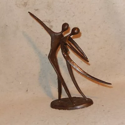 Modern Abstract Bronze Dancers Sculpture Signed Contemporary Vintage Mid Century • $99.95