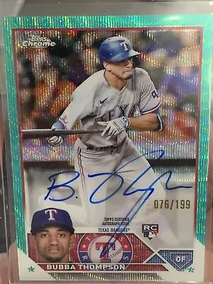 2023 Topps Chrome PICK YOUR PLAYER RC PARALLEL BASE BLUE AUTO /150 + MORE • $3.99