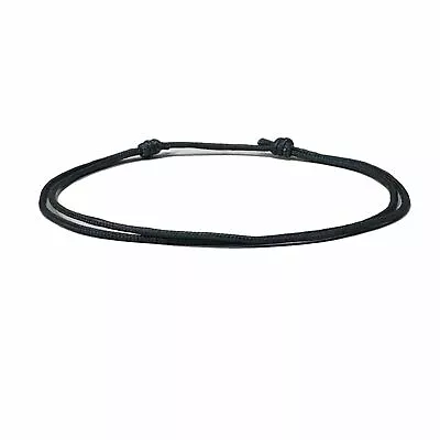 Surfer String Bracelet Black Thick Thin Cord Waterproof Women Men Beach Jewelry  • $9.99