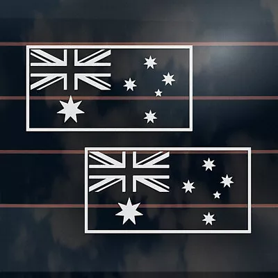 2 X AUSTRALIA FLAG Stickers 100mm Aussie Southern Cross Car Vinyl Decal • $6.50