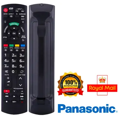Panasonic TV Remote Control Replacement N2QAYB000752 3D Viera Internet Smart TV • £4.85