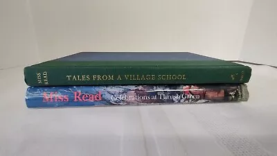 Miss Read Lot Of 2 Hardcovers Tales Village School Celebrations At Thrush Green • $7.50