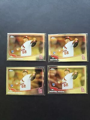 Lot Of (4) 2013 Topps Chrome Michael Wacha #119 RC Red Sox Cardinals  • $5.29