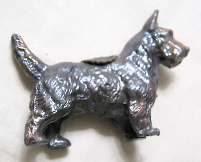 Old Metal Copper Flashed CAST Souvenir SCOTTY DOG  Field Museum Chicago • $24.95