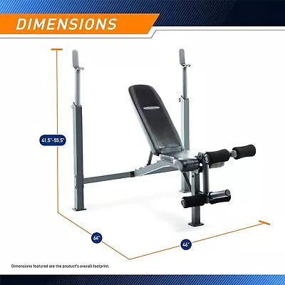 Competitor Adjustable Olympic Weight Bench With Leg Developer For Weight • $386.25