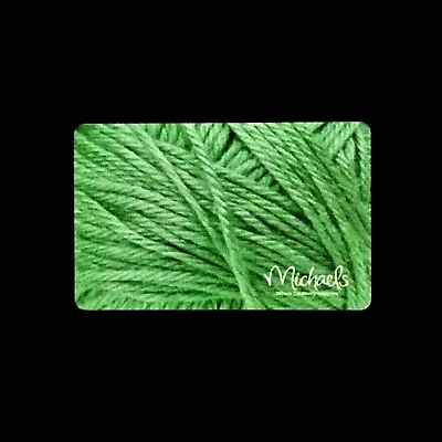 Michaels Green Yarn 2012 NEW COLLECTIBLE GIFT CARD $0 #7083 • $3