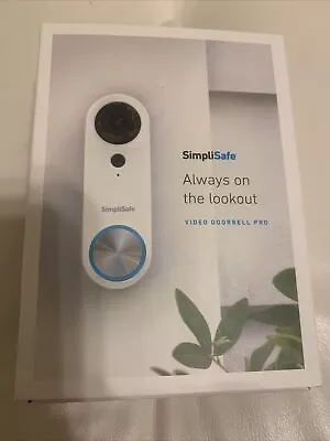 SimpliSafe Doorbell Pro Smart Video Camera White New • $99.88