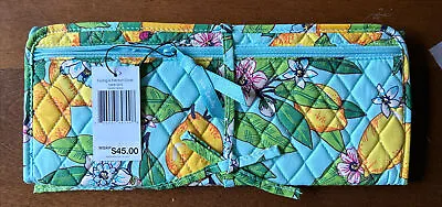 New W/ Tags Vera Bradley Curling And Flat Iron Cover  LEMON GROVE NWT • $17.99