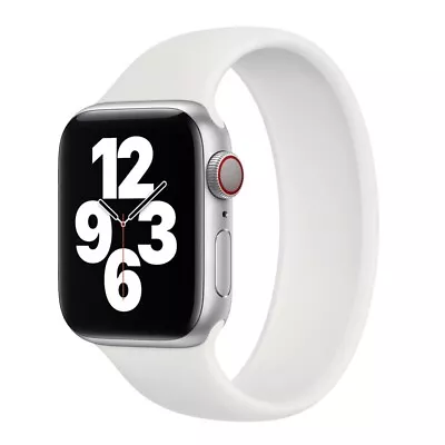 $7.95 • Buy For Apple Watch Band Series SE 6 5 4 3 2 Solo Loop Silicone Elastic IWatch Strap