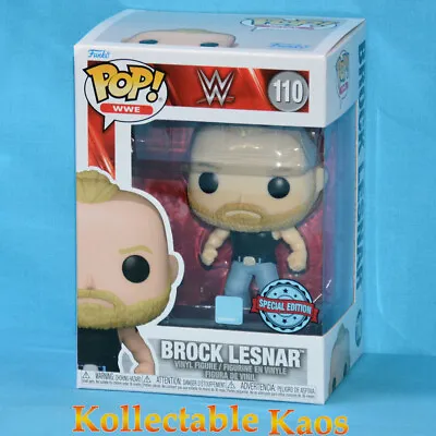 WWE - Brock Lesnar Pop! Vinyl Figure (RS) #110 • $23