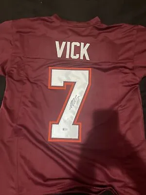 Michael Vick Signed Virginia Tech Hokies Jersey (Beckett COA) • $65