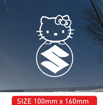 Hello Kitty Suzu   Sticker  Bumper Sticker  Skate  Sticker  Bike Window Lap • $6.95