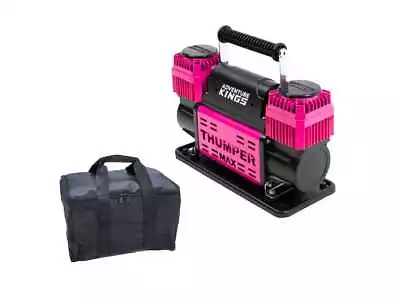 Kings Pink Thumper Max Dual Air Compressor + Polyester Air Compressor Bag • $141.95