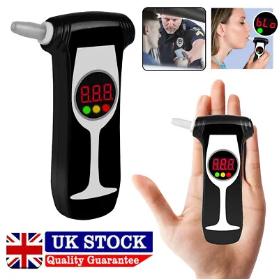 £12.70 • Buy Police Digital Breath Alcohol Analyzer Tester LCD Breathalyzer Test Detector UK