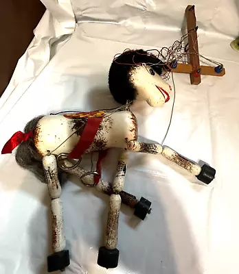 Vintage Wooden Horse Handpainted Puppet By Pelham Puppets • $9.99