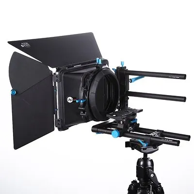 FOTGA DP500IIS DSLR 15mm Rod Rail Baseplate + DP3000 M3 Matte Box Swing Away Kit • $209.99