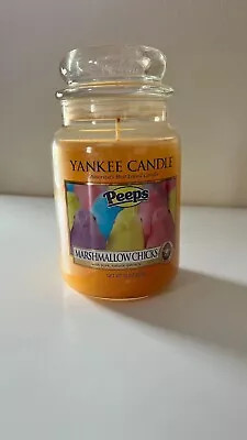 Yankee Candle Marshmallow Chicks Large Jar Deerfield USA - 2016 - Wax • £30