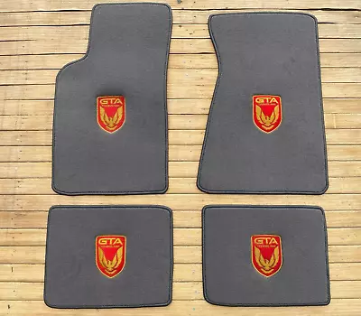 For Pontiac Trans Am GTA Floor Mat Carpet All Embroidery 4PCS 1987-91 GRAY • $179.10