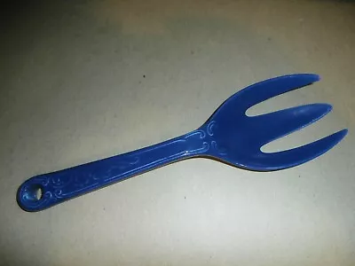 Vintage  Fiesta Fiestaware Blue Large Serving Fork • $49.99