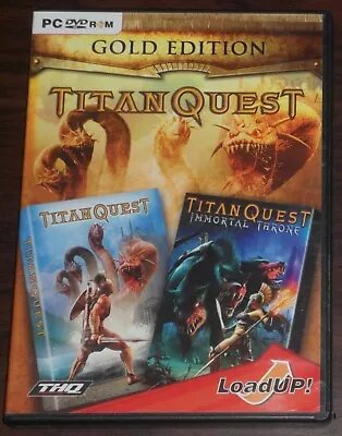 PC DVD. Titan Quest Gold Edition Immortal Throne • $10.98