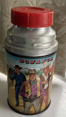 Vintage 1972 Bonanza Thermos - Nice Shape And Good Color Graphics • $50