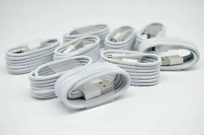 $13.95 • Buy 10 X Brand New USB Cable Cord Charger For IPhone 5 6 7 8 11 12 Pro Max IPad 1M