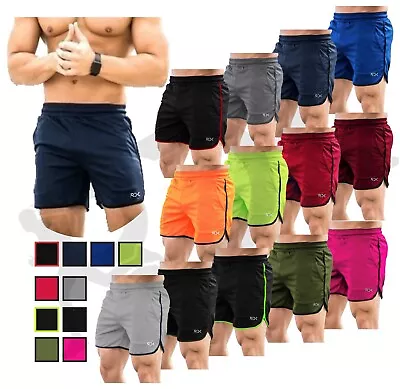 RDK Mens Gym Bodybuilding Shorts Training Yoga Running Quick Dry Stretch Sports • £8.95