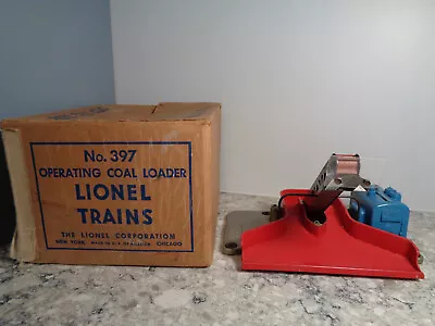 1948-57 Vintage Lionel #397 O Scale Operating Coal Loader In Original Box Tested • $99.99