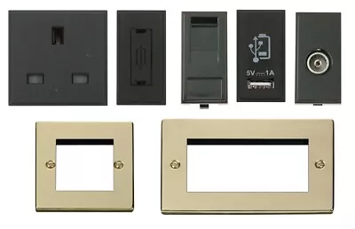 £1 • Buy Deco Click Face Plates & Modules 