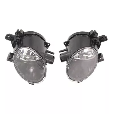 Pair Front Bumper Clear Lens Fog Light Lamp With Bulbs For Volvo S80 2007-2013 • $73.12