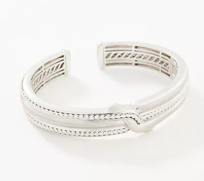Judith Ripka 925 Sterling Silver Love Knot Cuff For Womens • $159.99