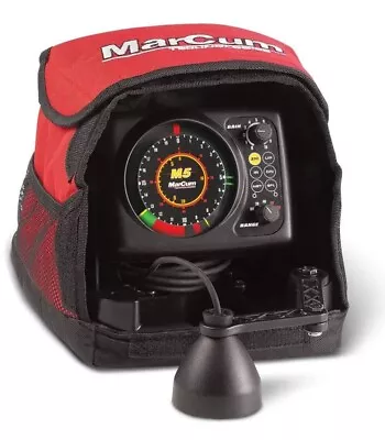 ✅ CHARGER BATTERY & CARRY CASE INCLUDED MarCum M5 Sonar Ice Fishing Flasher • $382.26