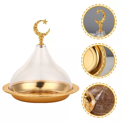 Eid Mubarak Cake Stand With Dome Lid - Party Supplies • $23.04