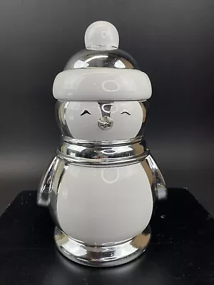 Slatkin & Co Limited Edition Ceramic Christmas Penguin Cookie Jar 2008 Excellent • $32