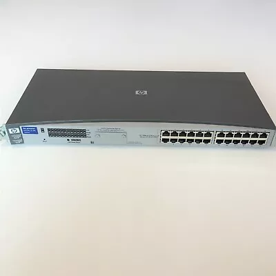 HP Procurve Network Ethernet Switch 2124 24 Port 10 100 Base-TX Rackmount Ears • £11.99