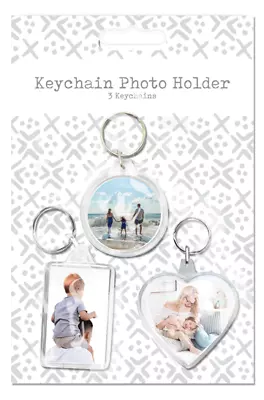 Keyring Photo Holder 3 Pack - Hart Keychain • £2.85