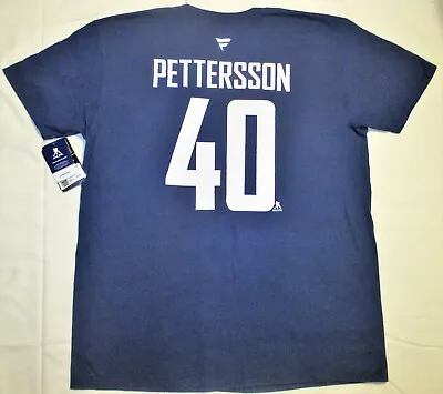 Vancouver CANUCKS #40 Elias PETTERSSON Men's Jersey T-SHIRT Fanatics $40 NWT NHL • $16.68