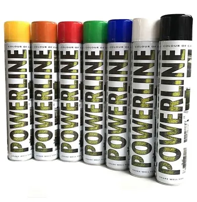 £6.65 • Buy Line Marker Spray Paint Yellow Powerline 750ml