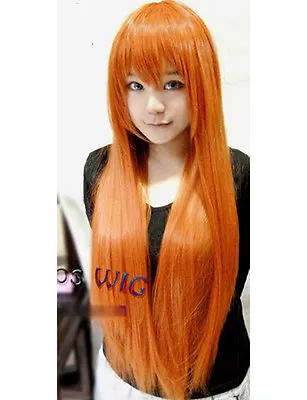 Hot Sexy 80cm Long Straight Wig Fashion Cosplay Costume Anime Hair Full Wig Hair • $14.99