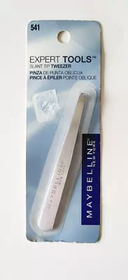 Maybelline Expert Tools SLANT TIP TWEEZERS Non Slip Grip Perfect Eyebrows 541 • $8.94