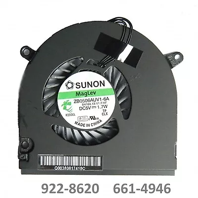 Original Laptop CPU Cooling FAN For MacBook Pro 13  A1278 A1342 ZB0506AUV1-6A • $17.47