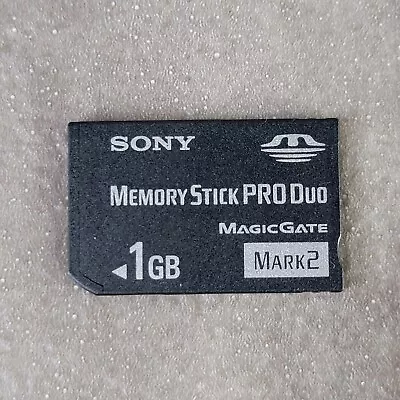 Sony 1 GB Memory Stick Pro Duo Flash Memory Card MSMT1G 1GB PSP  • $9.95