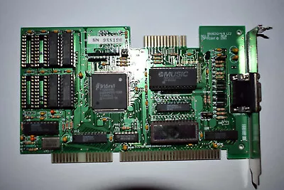 Trident TVGA8900C 512K VGA ISA 16 Bit Graphics Card For 286386486 Tested  • $60