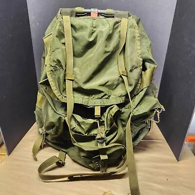 Vintage US Army LC-1 Military Nylon Field Pack Backpack With Metal Frame ALICE • $89.99