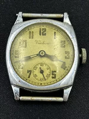 Vtg Antique Vanburen Manual Wind Watch Movement - RUNS • $80