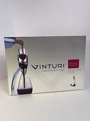 Vinturi V1071 Deluxe Essential Red Wine Aerator Pourer Decanter Tower Set USED • $29.97