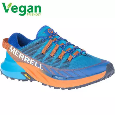 Merrell Agility Peak 4 Mens Vegan Trail Running Shoes Trainers Size UK 8-11 • £89.99