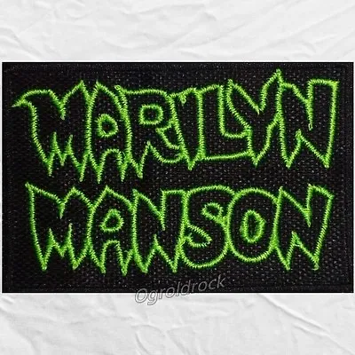 Marilyn Manson Portrait Of An American Family Logo Embroidered Patch Spooky Kids • $8.99