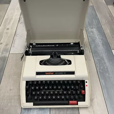 1982 Brother Accord 10 Ultraportable Typewriter W/ Case  • $87.95